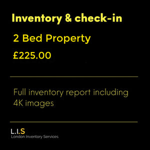 Inventory & Check in 2 bed property